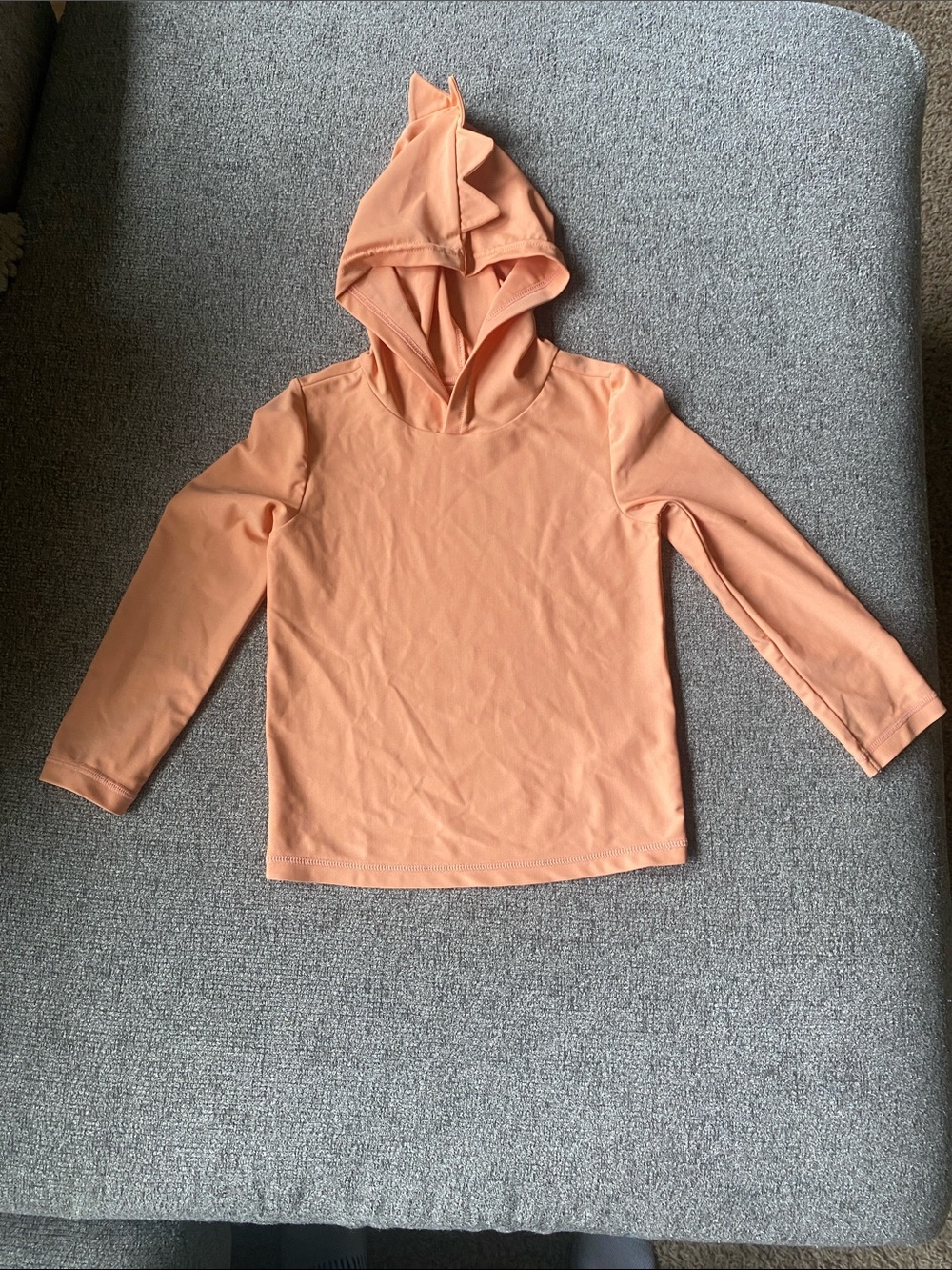 Carter's Peach Hooded Long-Sleeve Swim Top